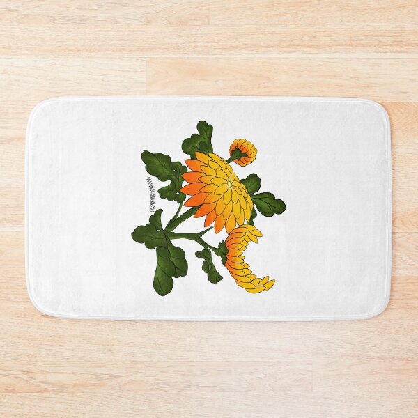 Item preview, Chrysanthemum Japanese Irezumi Floral Tattoo Graphic designed and sold by Bombstudios.