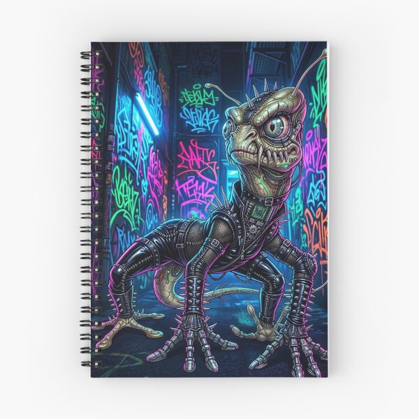 Item preview, Cyberpunk Armored Lizard designed and sold by kiwiartyfarty.