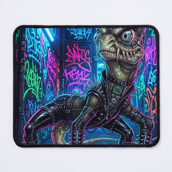 Item preview, Cyberpunk Armored Lizard designed and sold by kiwiartyfarty.
