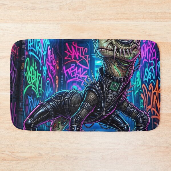 Item preview, Cyberpunk Armored Lizard designed and sold by kiwiartyfarty.