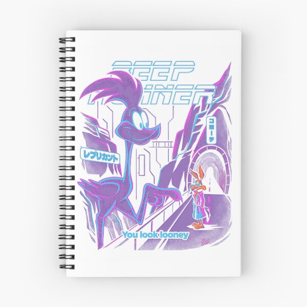 Item preview, Beep Runner Cyberpunk Neon Fast Bird Desert Synthwave Sci Fi Art designed and sold by ParkerDuerson.