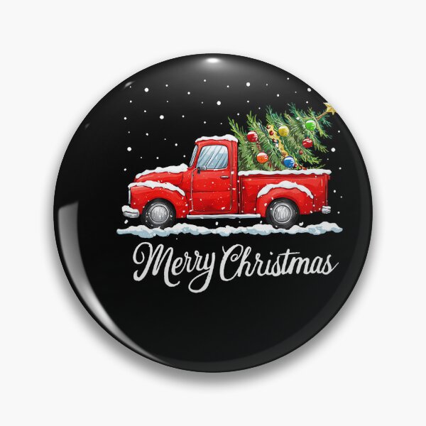 Item preview, Vintage Merry Christmas Red Truck Holiday designed and sold by stershopepie.