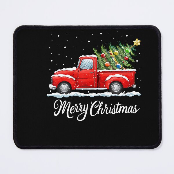 Item preview, Vintage Merry Christmas Red Truck Holiday designed and sold by stershopepie.