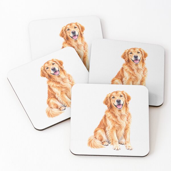 Item preview, Golden Retriever Dog Watercolor  designed and sold by BackgroundND.