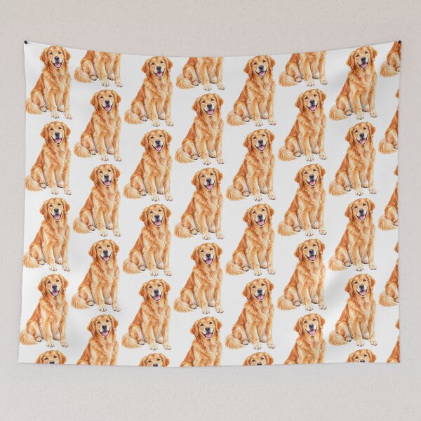 Item preview, Golden Retriever Dog Watercolor  designed and sold by BackgroundND.