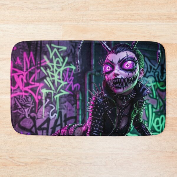 Item preview, Cyberpunk Insectoid Creature in Alley designed and sold by kiwiartyfarty.