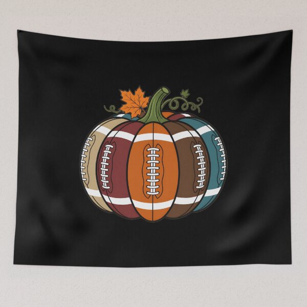 Item preview, Football Pumpkin Fall Autumn Sports Design designed and sold by GiaoCalonas.