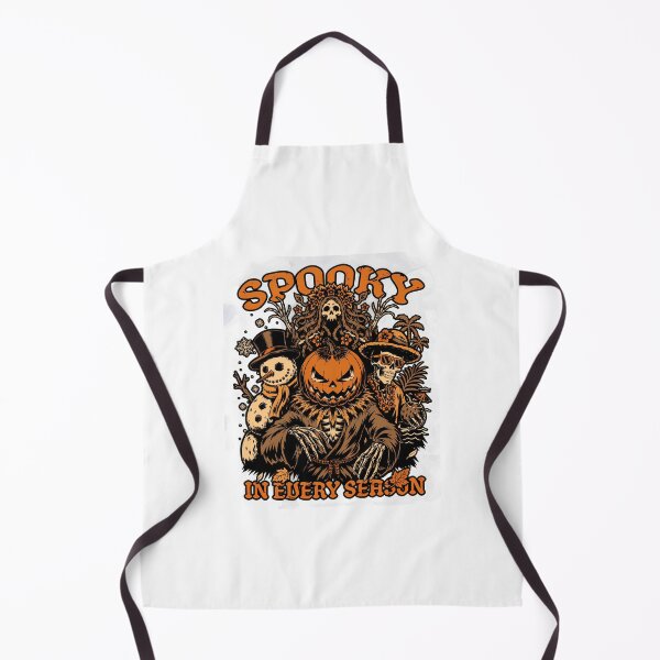 Item preview, Spooky In Every Season Pumpkin Scarecrow Skeleton All Year Halloween Art designed and sold by LiverEver.
