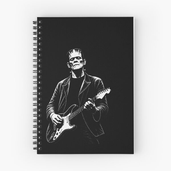 Item preview, Vintage Frankenstein Playing Guitar Halloween designed and sold by LouisaOReilly.