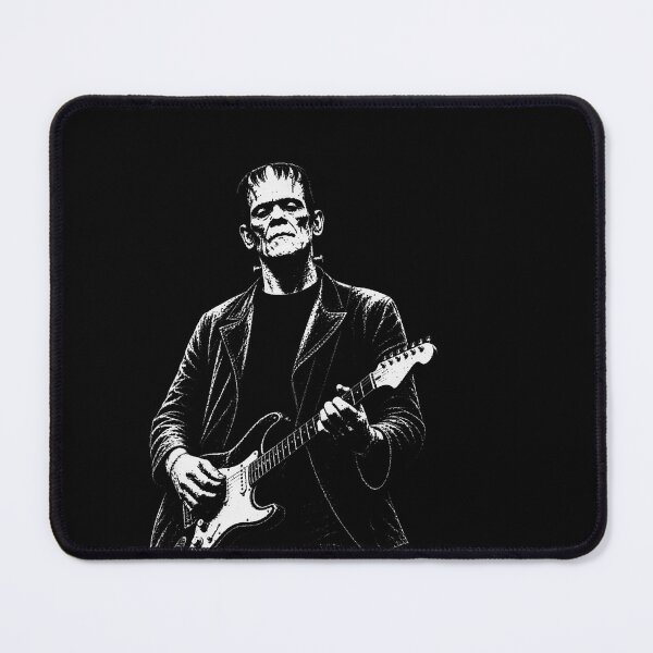 Item preview, Vintage Frankenstein Playing Guitar Halloween designed and sold by LouisaOReilly.