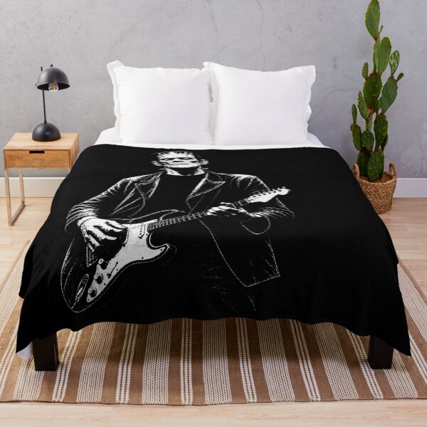 Item preview, Vintage Frankenstein Playing Guitar Halloween designed and sold by LouisaOReilly.