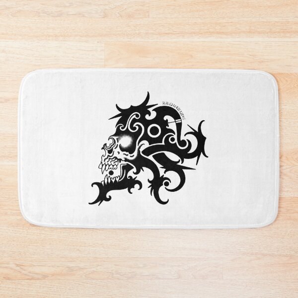 Item preview, Borneo Skull Tribal Dayak Tattoo Flash Graphic designed and sold by Bombstudios.