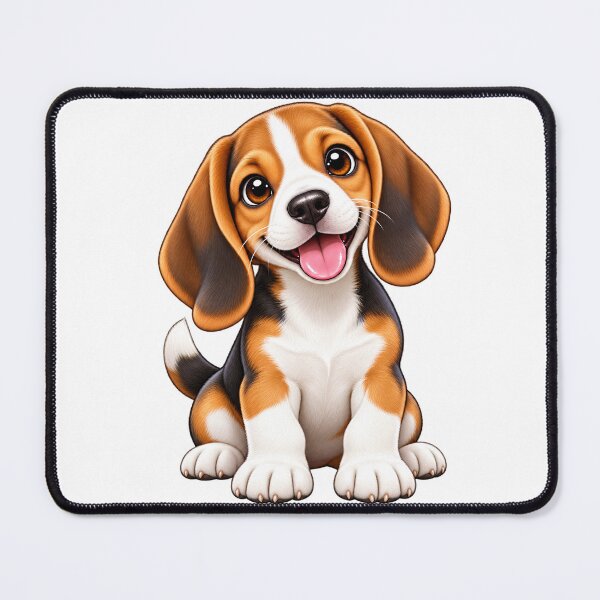 Item preview, Happy Beagle Portrait designed and sold by syotos-ai.