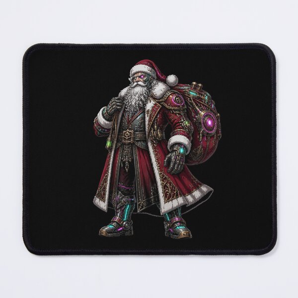 Item preview, Gothic Steampunk Mecha Santa Claus Cyborg Art designed and sold by LazyDayzCo.