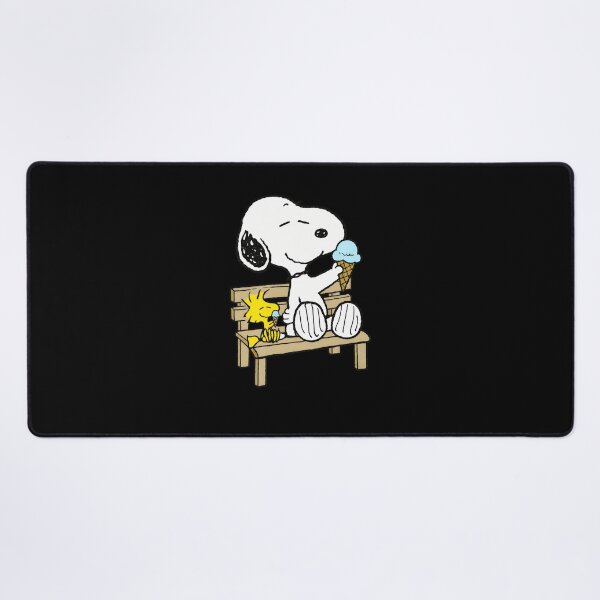 Item preview, Snoopy and Woodstock Summer Ice Cream Bench designed and sold by LittleMamastore.