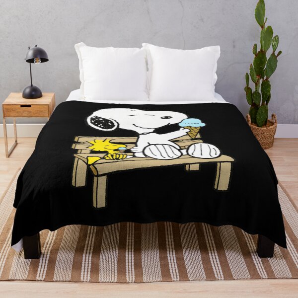 Item preview, Snoopy and Woodstock Summer Ice Cream Bench designed and sold by LittleMamastore.