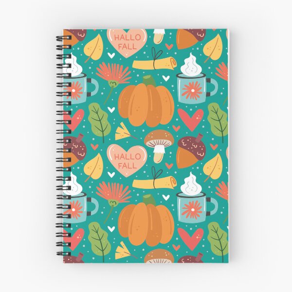 Item preview, Cute Hallo Fall Pumpkin Spice Coffee Heart Pattern designed and sold by FestivityFinds.