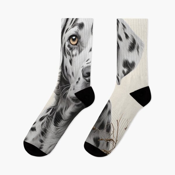 Item preview, Dalmatian Dog Black and White Detailed Portrait designed and sold by GutyzDesignsES.