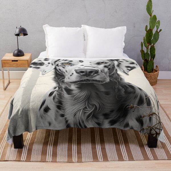 Item preview, Dalmatian Dog Black and White Detailed Portrait designed and sold by GutyzDesignsES.