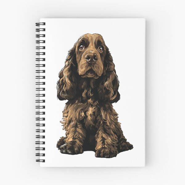 Item preview, Ilustración de un perro Cocker Spaniel color hígado designed and sold by whyitsme.
