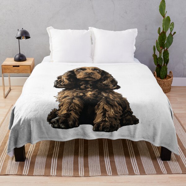 Item preview, Liver Cocker Spaniel Dog Illustration designed and sold by whyitsme.