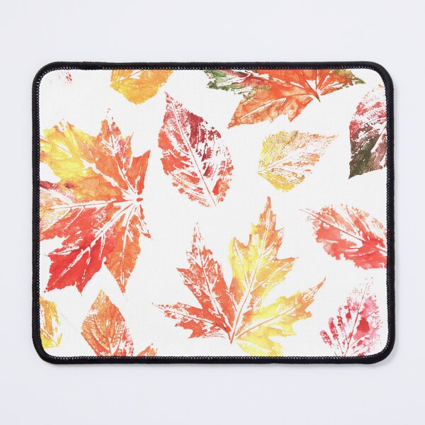 Item preview, Vibrant Autumn Maple Leaf Print Watercolor Pattern designed and sold by FestivityFinds.