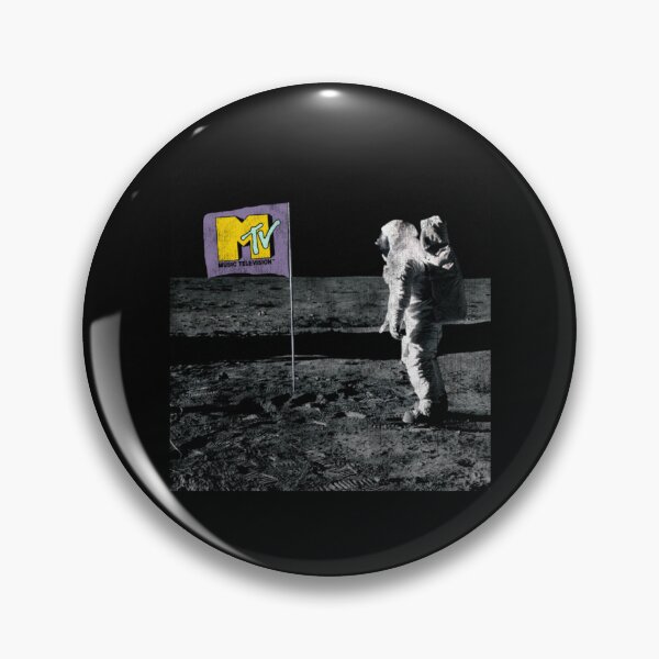 Item preview, MTV Man On The Moon Flag Logo designed and sold by VinceRicci.