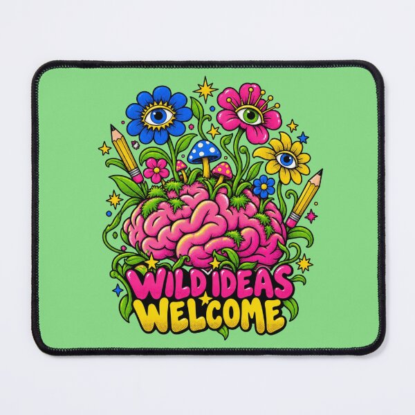 Item preview, Wild Ideas Welcome Psychedelic Brain Garden designed and sold by MH Digital Studio .