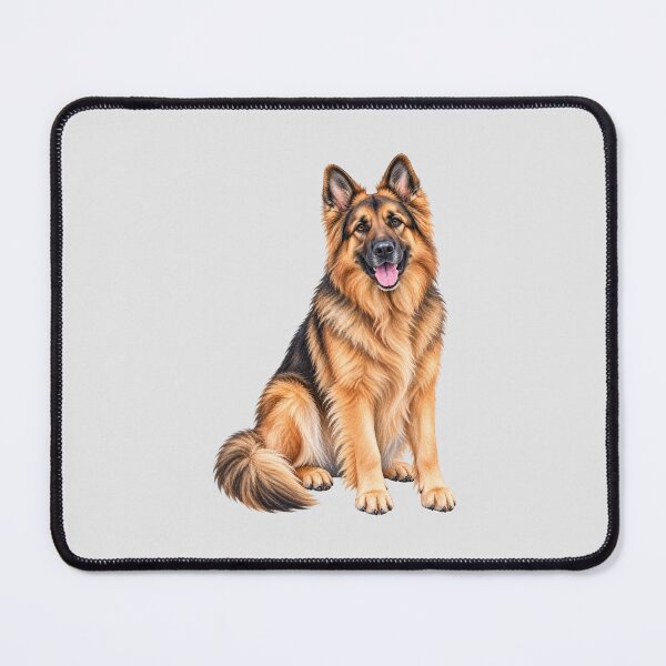 Item preview, German Shepherd Sable Dog Watercolor designed and sold by BackgroundND.