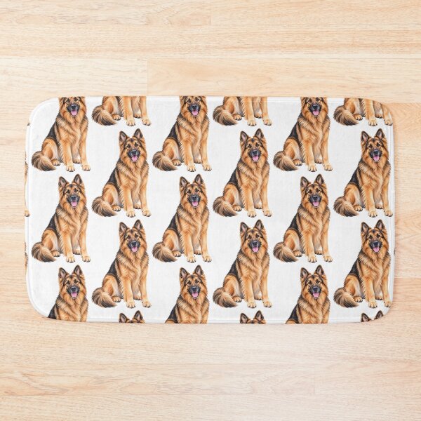 Item preview, German Shepherd Sable Dog Watercolor  designed and sold by BackgroundND.