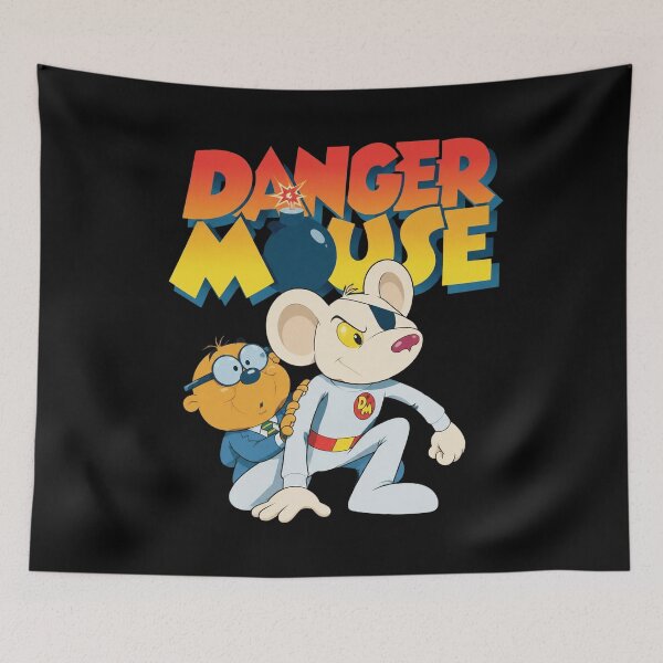 Item preview, Danger Mouse Retro Cartoon designed and sold by tkingrober.