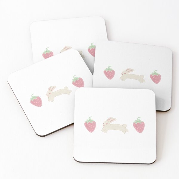 Item preview, Cute Bunny and Strawberry Design designed and sold by haezed.