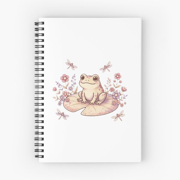 Item preview, Cottagecore Frog & Water Lily — Cozy Woodland Aesthetic Design designed and sold by Sweet Blob Co.