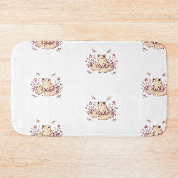 Item preview, Cottagecore Frog & Water Lily — Cozy Woodland Aesthetic Design designed and sold by Sweet Blob Co.