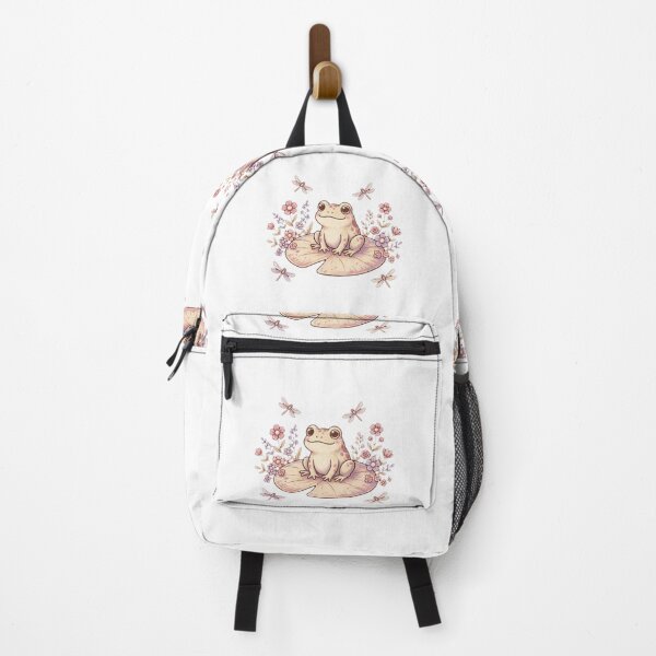 Item preview, Cottagecore Frog & Water Lily — Cozy Woodland Aesthetic Design designed and sold by Sweet Blob Co.