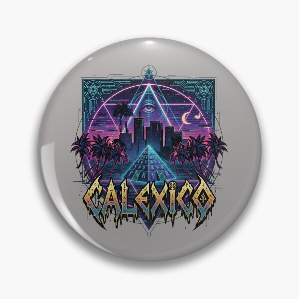 Artikelvorschau, Calexico Retro Sunset Palm Style Grafik-59 entworfen und verkauft von GerrySchafer.