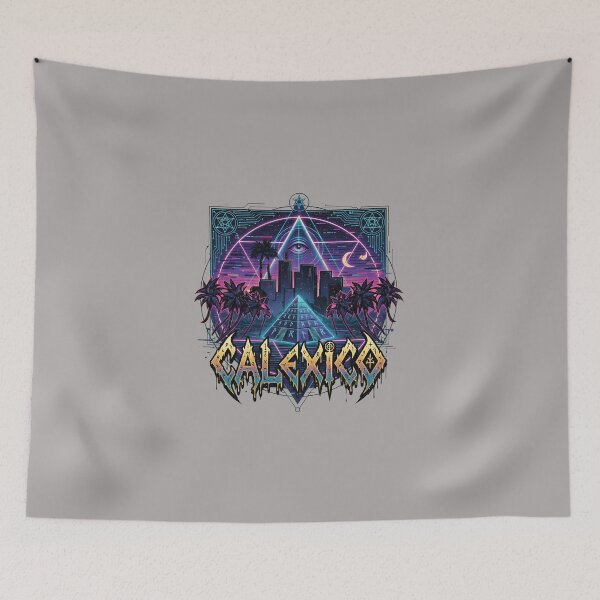 Item preview, Calexico Retro Sunset Palm Style Graphic-59 designed and sold by GerrySchafer.