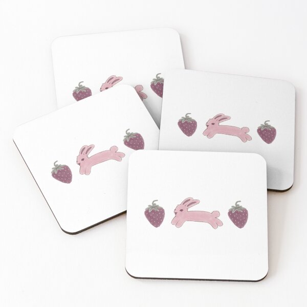 Item preview, Cute Bunny and Strawberry Design designed and sold by haezed.