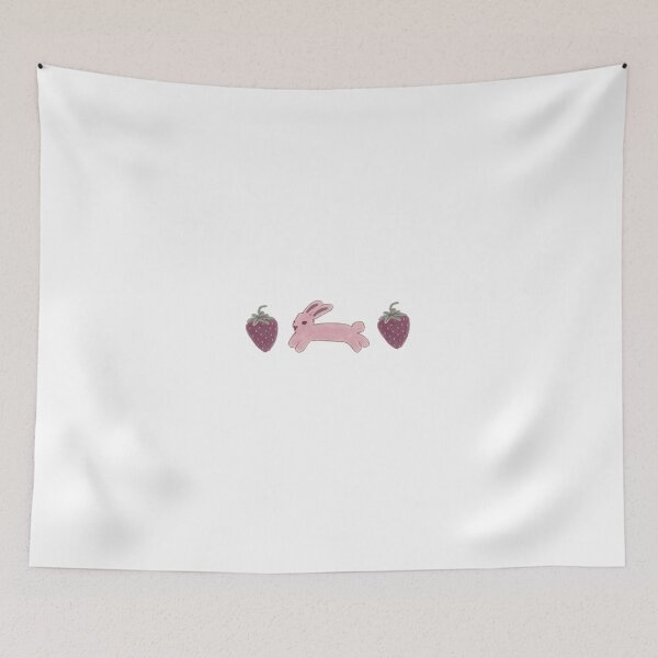 Item preview, Cute Bunny and Strawberry Design designed and sold by haezed.