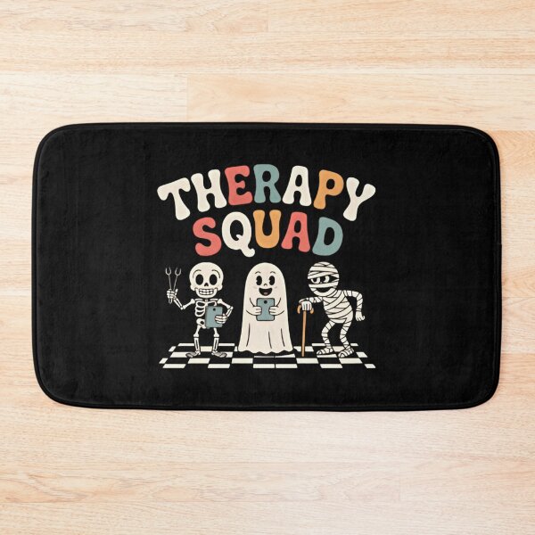 Item preview, Therapy Squad Retro Halloween Skeleton Ghost Mummy Therapist Gift  designed and sold by Zizo-DR44.