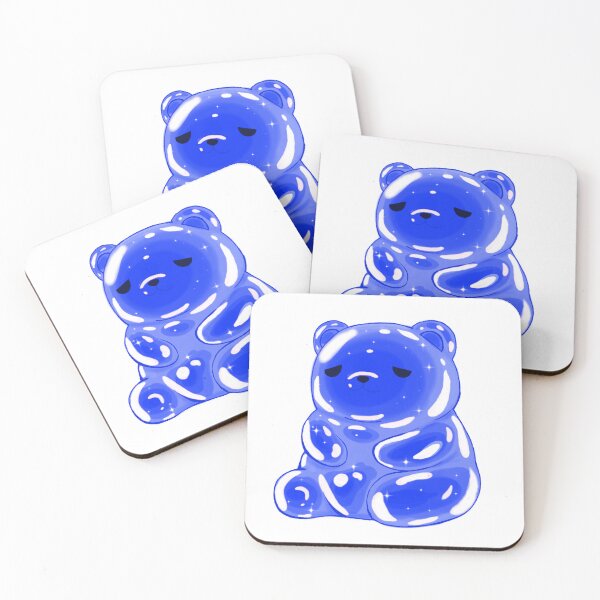 Item preview, rubber bear blue designed and sold by potokomi.