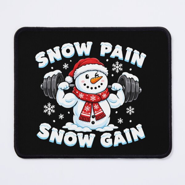Item preview, Funny Snowman Snow Pain Snow Gain Christmas Winter Workout designed and sold by mraihan.