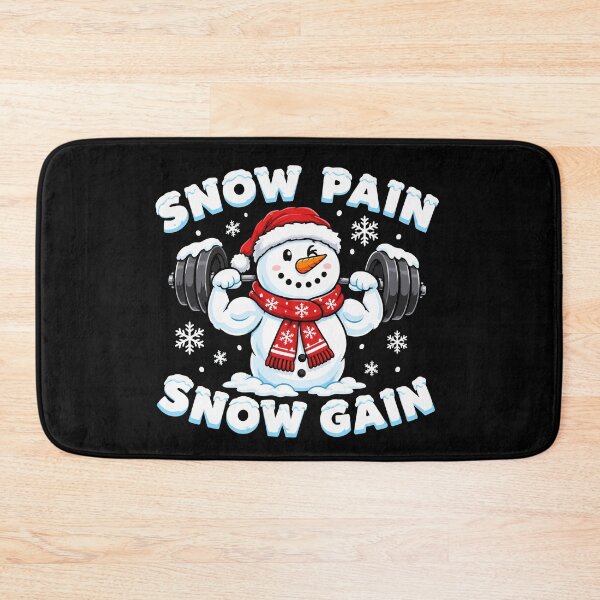 Item preview, Funny Snowman Snow Pain Snow Gain Christmas Winter Workout designed and sold by mraihan.