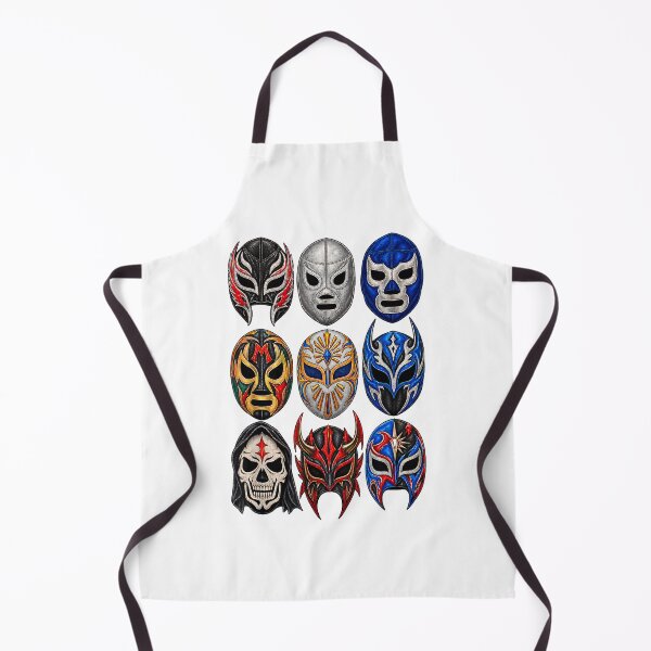 Item preview, Mexican Lucha Libre Masks Collection Mexican Wrestling Luchador Grid Art designed and sold by ParkerDuerson.