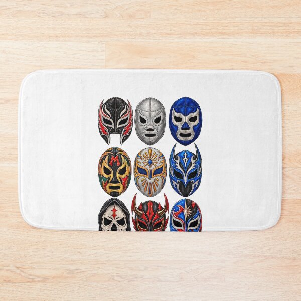 Item preview, Mexican Lucha Libre Masks Collection Mexican Wrestling Luchador Grid Art designed and sold by ParkerDuerson.