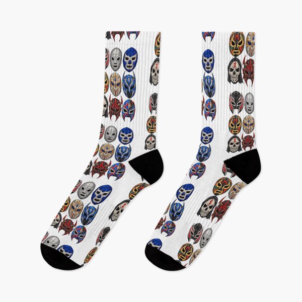 Item preview, Mexican Lucha Libre Masks Collection Mexican Wrestling Luchador Grid Art designed and sold by ParkerDuerson.