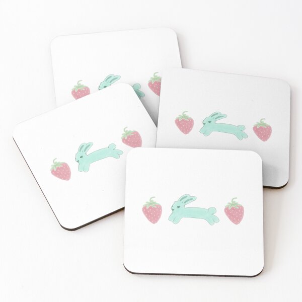 Item preview, Cute Bunny and Strawberry Design designed and sold by haezed.
