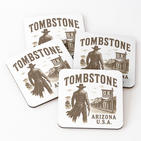 Item preview, Tombstone Arizona Vintage Western PosterTravel Art  Landscape Print designed and sold by Eclipse 3699.