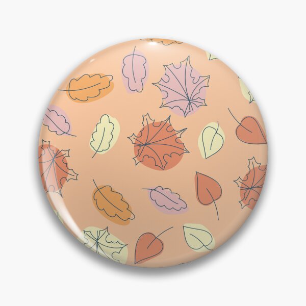 Item preview, Aesthetic Pastel Maple Leaf Line Art Autumn Pattern designed and sold by FestivityFinds.
