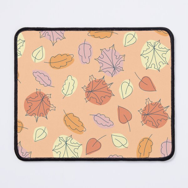 Item preview, Aesthetic Pastel Maple Leaf Line Art Autumn Pattern designed and sold by FestivityFinds.